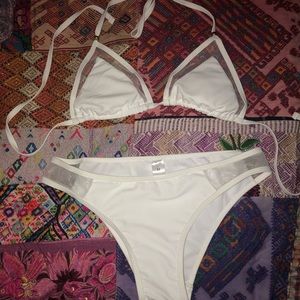 White Bathing Suit